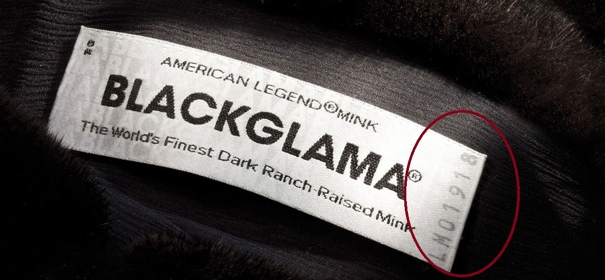 Проверить шубу Blackglama (номер) на официальном сайте